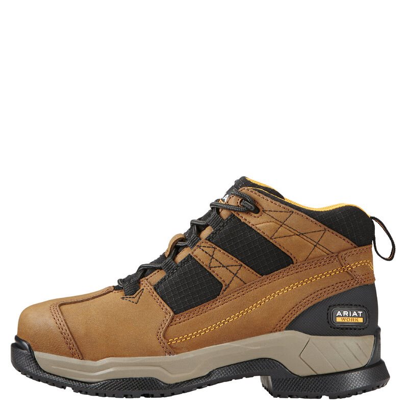 Ariat Contender Steel Toe Kahverengi Iş Ayakkabıları Bayan (40153-739)